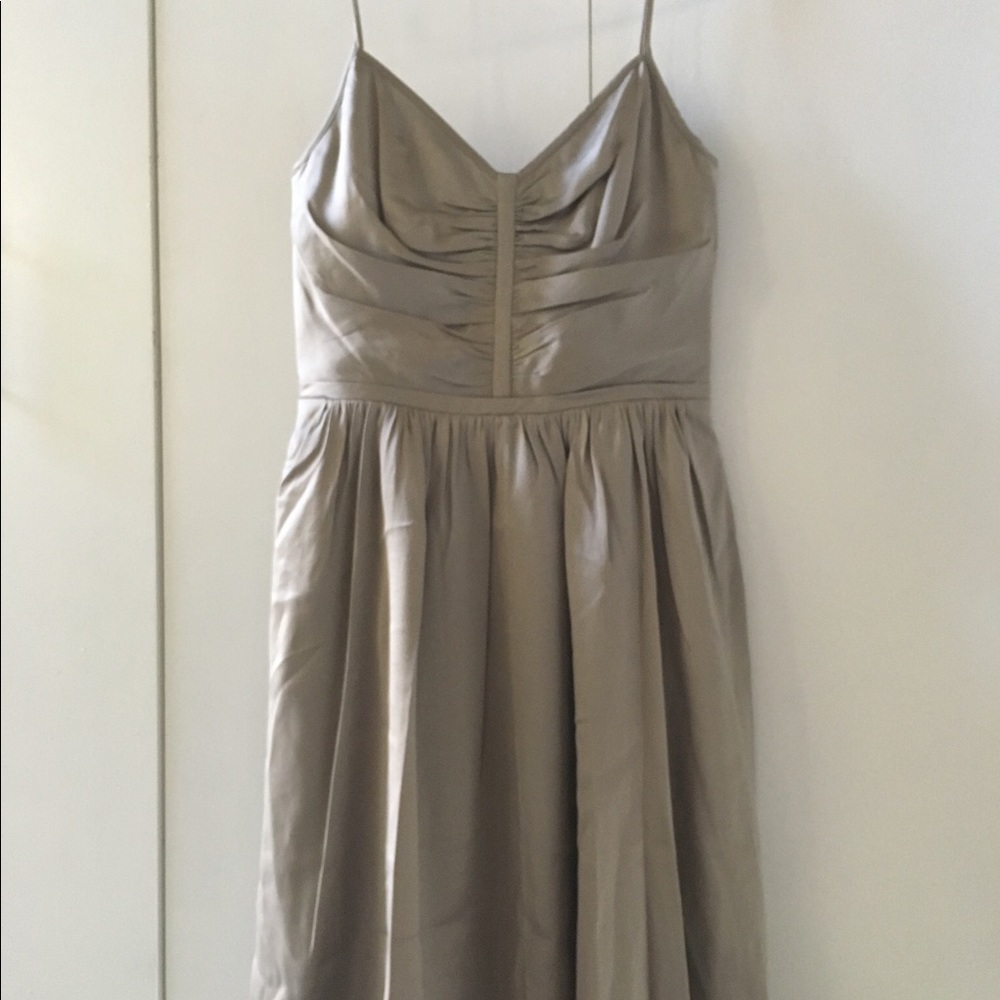 NWT Banana Republic 100% Silk Strap Dress 0P